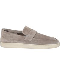 Officine Creative - Suede Strap Slip-On Loafers - Lyst