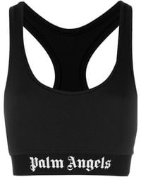 Palm Angels - Logo-Print Sports Bra - Lyst