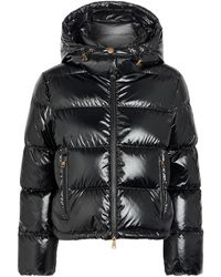 Moncler - Hooded Short Down Jacket - Lyst