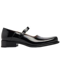 The Row - Kai Leather Mary Jane Flats - Lyst