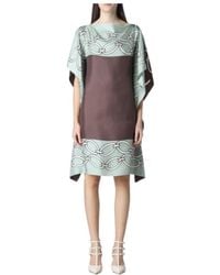 Valentino - Chain 1967 Foulard Printed Dress - Lyst