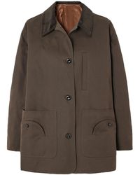 Blazé Milano - Corduroy-Collar Coat - Lyst