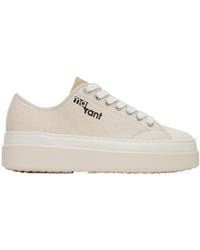 Isabel Marant - Austen Logo-Print Flatform Sneakers - Lyst