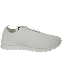Kiton - Logo-Embroidered Knit Sneakers - Lyst