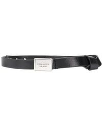 DSquared² - Logo Plaque Belt - Lyst