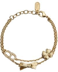 Dior - Cd Bow Bracelet - Lyst