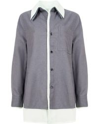 Bottega Veneta - Double Layered Shirt - Lyst