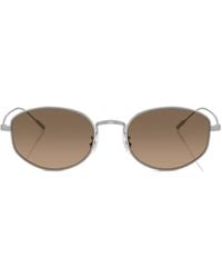 Oliver Peoples - Estra Oval-Frame Sunglasses - Lyst