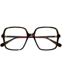 Gucci - Eyewear Oversized Square Glasses And Frames - Lyst
