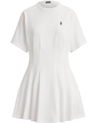 Polo Ralph Lauren - Trapeze Logo T-Shirt Dress - Lyst