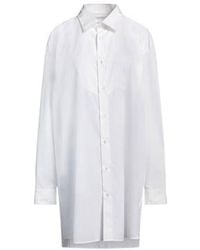 Maison Margiela - Solidcolor Longsleeve Shirt Dress - Lyst