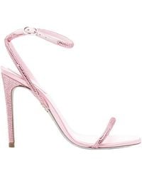 Rene Caovilla - Ellabrita Embellished-Strap Heeled Sandals - Lyst