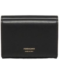 Ferragamo - Ferragamo Logo Printed Tri-Fold Wallet - Lyst