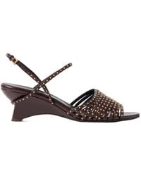 KHAITE - Drew Studded High-Heeled Sandals - Lyst