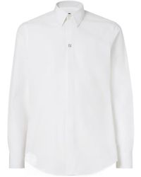 Fendi - Long Sleeved Regular-Fit Shirt - Lyst