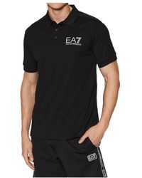 EA7 - Logo Short-Sleeved Polo Shirt - Lyst