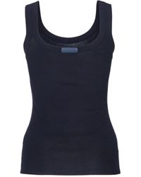 Elisabetta Franchi - Sleeveless Tank Top - Lyst
