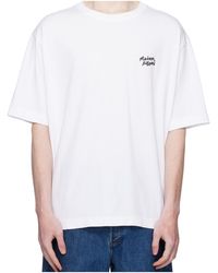 Maison Kitsuné - Maison Kitsuné Handwriting Oversized T-Shirt - Lyst