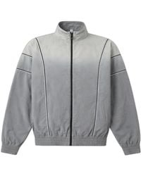 Off-White c/o Virgil Abloh - Logo Embroidered Zip-Up Jacket - Lyst