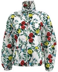 Armani Jeans - Printed Zipper Casual Jacket - Lyst