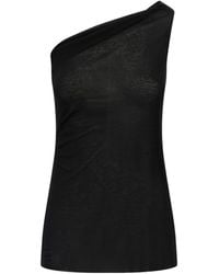 Rick Owens - Athena Asymmetric Sleeveless Top - Lyst