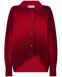 The Attico - The Sprayed Knit Button Cardigan - Lyst