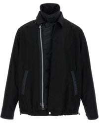 Sacai - Long Sleeved Buttoned Layered Jacket - Lyst