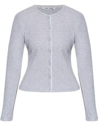 Samsøe & Samsøe - Sajune Buttoned-Up Long-Sleeve Cardigan - Lyst