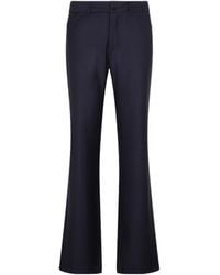 Etro - Striped Straight-Leg Trousers - Lyst