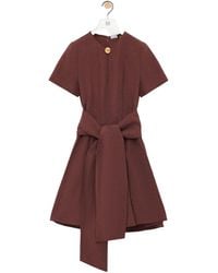 Loewe - Layered Draped-Hem Dress - Lyst