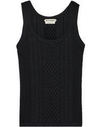 JW Anderson - Cable-Knit Sleeveless Top - Lyst