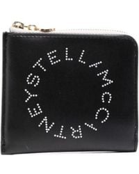 Stella McCartney - Logo Perforated Card Holder - Lyst