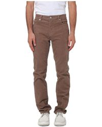 FRAME - Five-Pocket Corduroy Casual Trousers - Lyst