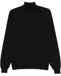 Lardini - Turtleneck Wool Sweater - Lyst