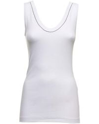 Brunello Cucinelli - Tank Top - Lyst