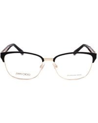 Jimmy Choo - Eyewear Rectangle Frame Glasses - Lyst
