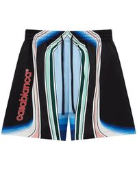 CASABLANCA - Graphic Mountain Shorts - Lyst