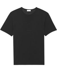 Saint Laurent - Crewneck Short-Sleeved T-Shirt - Lyst