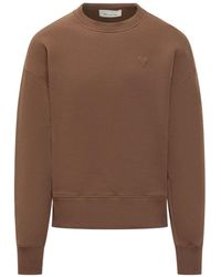 Ami Paris - Long-Sleeve Sweatshirt - Lyst