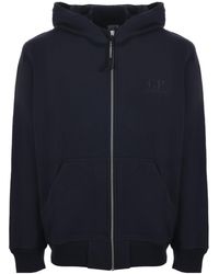 C.P. Company - Hooded Zip-Up Sweatshirt - Lyst