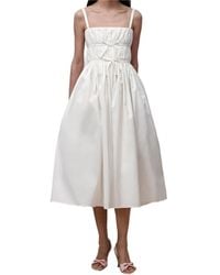 Dior Iviera Mid-Length Flared Dress in Blue | Lyst Dior Iviera Mid-Length Flared Dress in Blue | Lyst