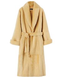 Loro Piana - Long-Sleeved Lapel Coat - Lyst