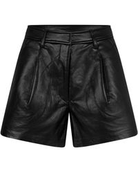 Anine Bing - Belt Loop Shorts - Lyst