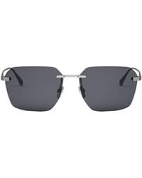 BVLGARI - Bulgari Geometric Frame Sunglasses - Lyst