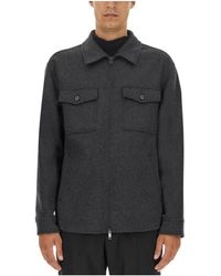 Theory - Full-Zipped Overshirt Jacket - Lyst