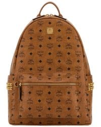 MCM - Allover Logo Printed Backpack - Lyst