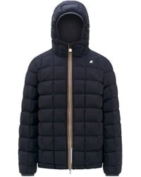 K-Way - Jack St Thermo Reversible Hooded Down Jacket - Lyst