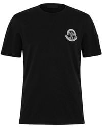Moncler - Crew-Neck Cotton T-Shirt - Lyst