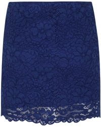 Gianluca Capannolo - Floral Lace Mini Skirt - Lyst
