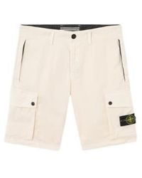 Stone Island - Slim-Fit Cargo Bermuda Shorts With Zip Pockets - Lyst